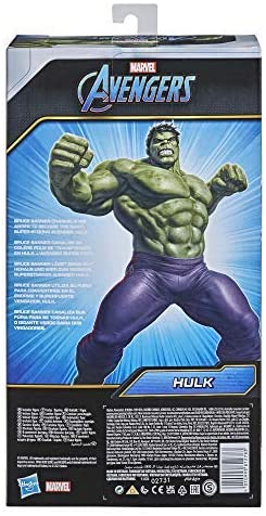 Marvel Avengers Titan Hero Series Blast Gear Deluxe Hulk Actionfigur, 30 cm großes Spielzeug, inspiriert von Marvel Comics, für Kinder ab 4 Jahren