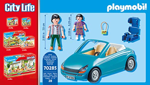 Playmobil 70285 City Life Papa und Kind mit Cabrio
