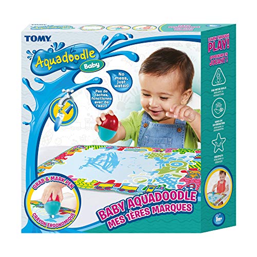 Aquadoodle Baby Water Doodle Mat, Official Tomy No Mess Colouring and Drawing Game, Baby Water Mat Suitable for Babies
