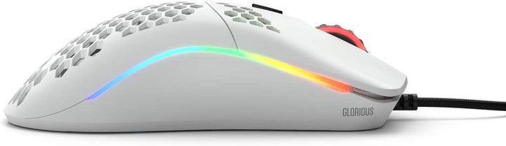 Glorious Model O USB RGB Odin Gaming Mouse - Matte White