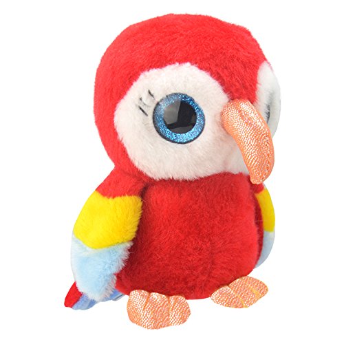 Wild Planet K8167 Orbys Parrot Peluche, 19 cm, Multicolor