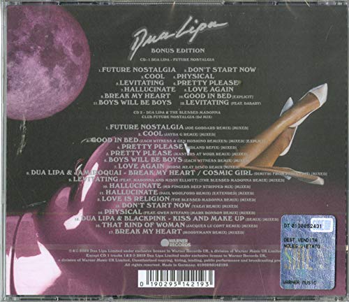 Future Nostalgia (Bonus Edition) – Dua Lipa [Audio CD]
