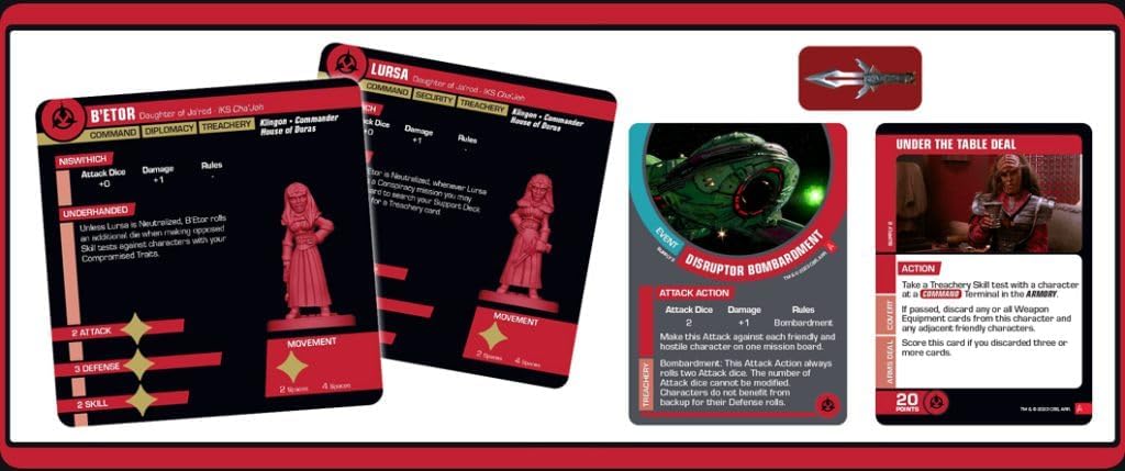 Gale Force Nine - Star Trek Away Missions - House of Duras Expansion