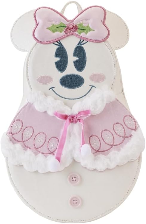 Loungefly Disney Minnie Mouse Pastel Snowman Mini Backpack