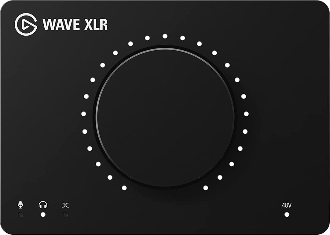 Elgato Wave XLR – Audiomixer und 75-dB-Vorverstärker für XLR-Mikrofon auf USB-C, Steuerschnittstelle mit 48-V-Phantomspeisung, Tap-to-Mute, digitale Mixing-Software für Streaming, Aufnahme, Podcasting auf Mac und PC