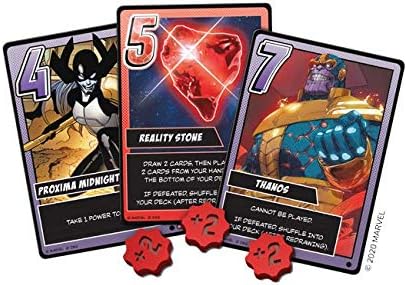 Z Man Games ZMGMZ01 Marvel Infinity Gauntlet: Ein Liebesbriefspiel, gemischte Farben