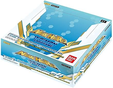 BANDAI Digimon Kartenspiel-Box BT08 New Awakening Sealed Booster Box 24 Packungen
