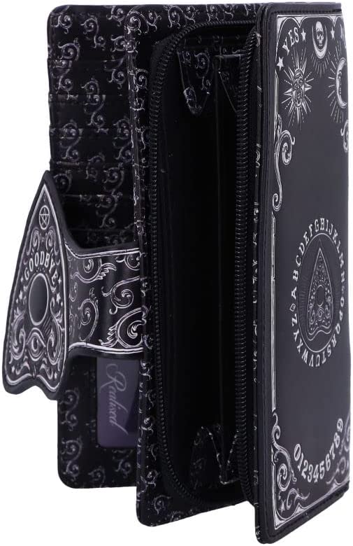 Nemesis Now Spirit Board Planchette geprägte Geldbörse, Schwarz, 18,5 cm