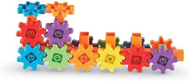 Learning Resources LER9215 Gears Starter Building 60 Piece Set Multicoloured - Yachew