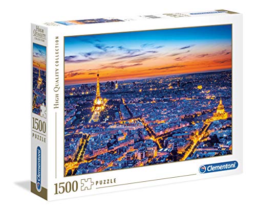 Clementoni 31815 HQC 1500-teiliges Puzzle – Paris-Ansicht