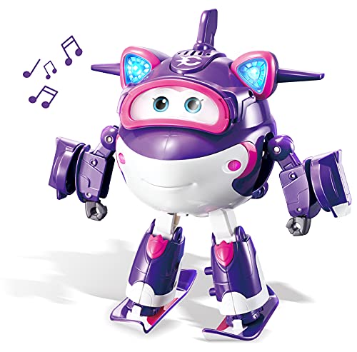 Super Wings EU740963 Crystal (Supercharged) Deluxe Transforming Character with L