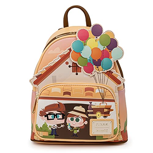 Loungefly Disney Pixar Up Working Buddies Damen-Schultertasche mit doppeltem Riemen