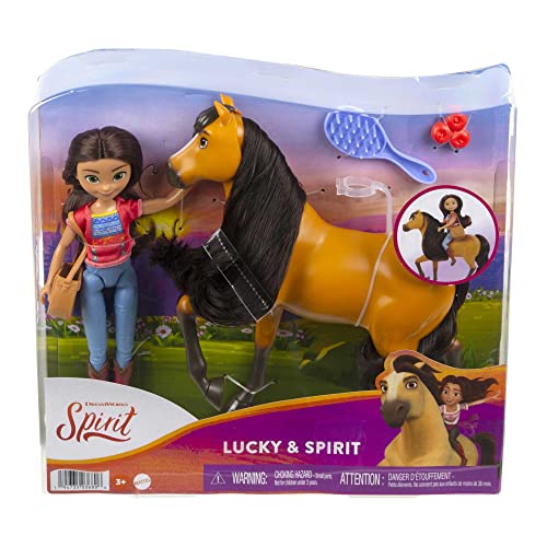 Dreamworks Spirit HFB89 Lucky, Geisterpuppen, mehrfarbig