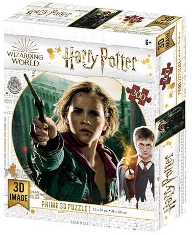 Harry Potter HP33008 300-teiliges Hermine Granger-Puzzle mit 3D-Effekt, mehrfarbig