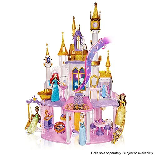 Disney Princess Ultimate Celebration Castle, Puppenhaus mit musikalischem Feuerwerk L