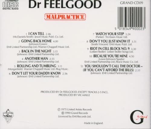 Malpractice - Dr. Feelgood [Audio-CD]