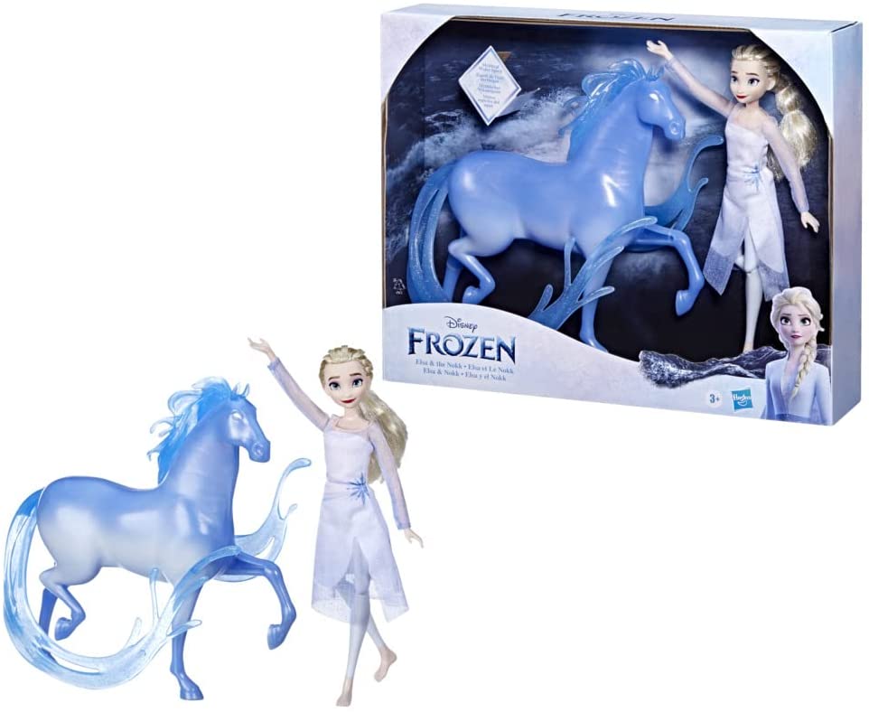Disneys Frozen 2 Elsa-Puppe und Nokk-Figur, Spielzeug für Kinder ab 3 Jahren