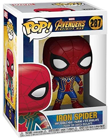 Marvel Avengers Infinity War Iron Spider Man Funko 26465 Pop! Vinile #287