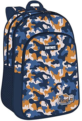 FORTNITE Double compartment backpack adaptable to trolley 42 cm Blue Camo