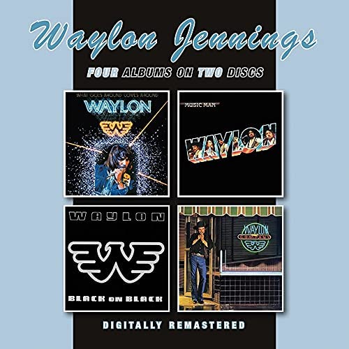 Waylon Jennings – What Goes Around Comes Around / Music Man / Black On Black / Waylon [Audio-CD]