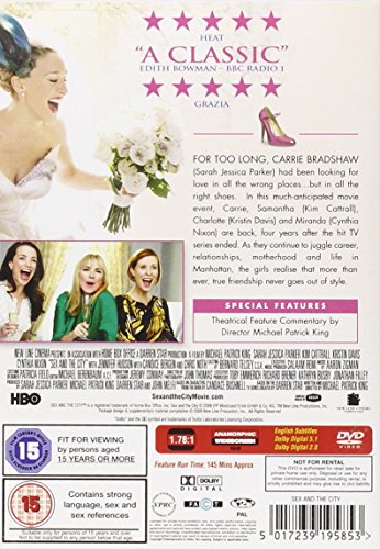 Sex and the City: Der Film [2008] [DVD] – Liebesfilm/Komödie [DVD]