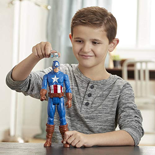 Marvel Avengers Titan Hero Series Blast Gear Captain America 30 cm Spielzeug
