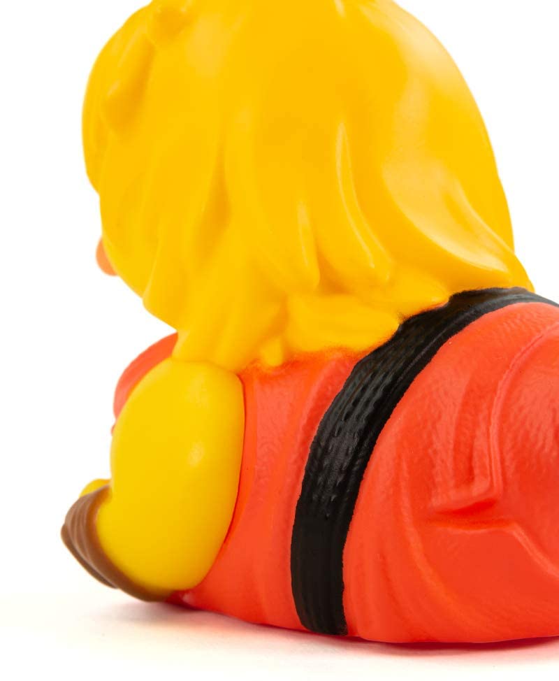 TUBBZ Street Fighter Ken Sammelfigur aus Gummiente – Offizielles Street Fighter-Merchandise – Einzigartiges Sammler-Vinylgeschenk in limitierter Auflage