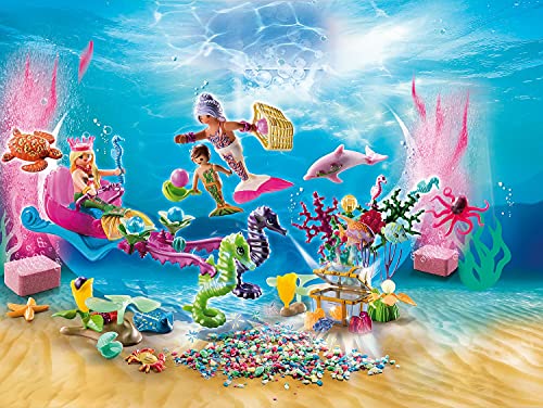 Playmobil 70777 Magische magische zeemeerminnen adventskalender met kleurveranderende bubbels