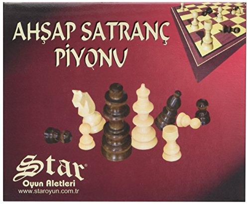 Staroyun 1050224 Chessman No 1 Schachspiel aus Holz, 11 x 13,5 x 4 cm, mehrfarbig