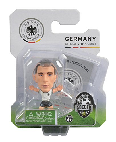 SoccerStarz Deutschland International-Figuren-Blisterpackung mit Lukas Podolski