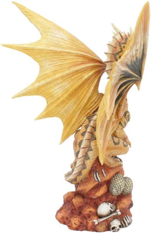 Nemesis Now Adult Desert Dragon Anne Stokes 24.5cm Figurine, Resin, Yellow, One