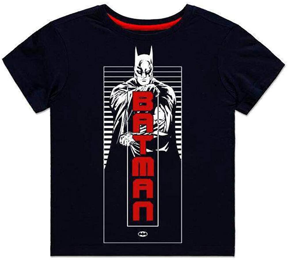 Warner - Batman - Dark Knight Jungen T-Shirt (134/140) Schwarz