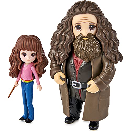 Wizarding World Magical Minis Hermione and Rubeus Hagrid Friendship Set with Col