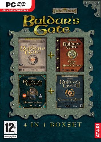 Baldurs Gate 4 in 1 Box Set Game PC