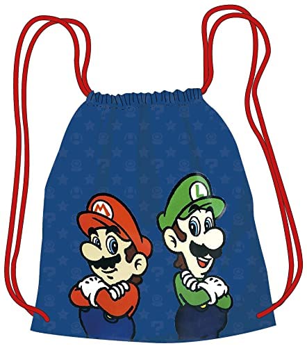 SUPERMARIO Mario Y Luigi Drawstring Bag 40 cm
