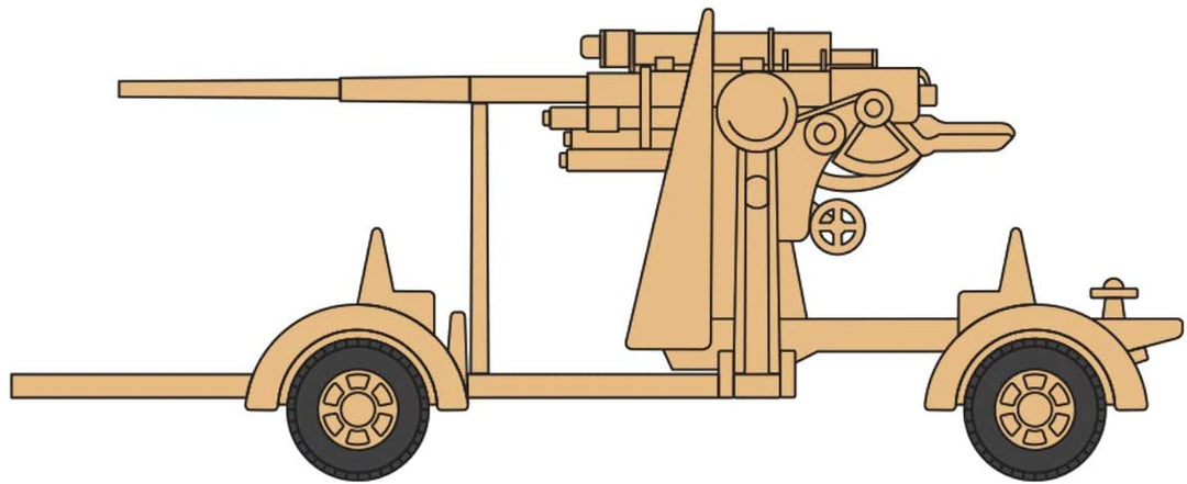 Airfix A02303V 88mm Flak Gun and Tractor