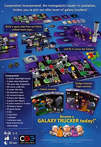 Tschechische Spiele-Edition | Galaxy Trucker neu aufgelegt | Brettspiel | Ab 10 Jahren | Für 2