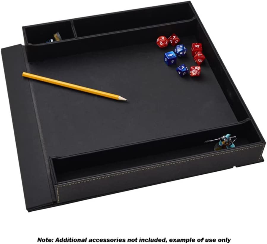 Dragon Shield RPG – Player Companion: Iron Grey - Durable and Sturdy – Dice Tray & Player Storage Box