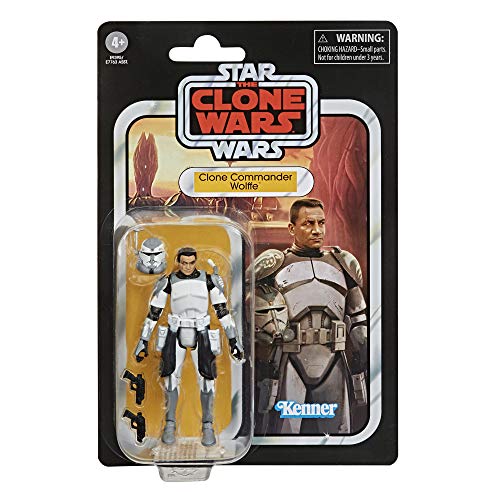 Star Wars The Vintage Collection Clone Commander Wolffe Toy, 9.5-cm-Scale The Cl