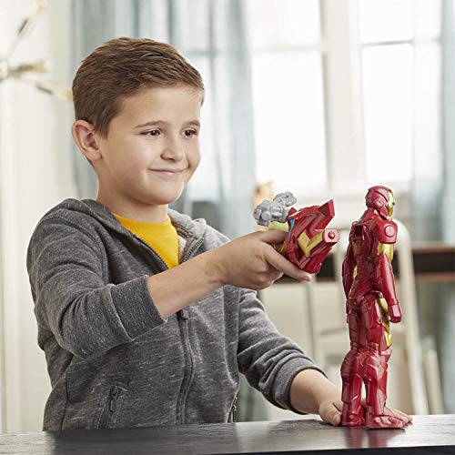 Marvel Avengers Titan Hero Series Blast Gear Iron Man Figura de acción de juguete de 30 cm