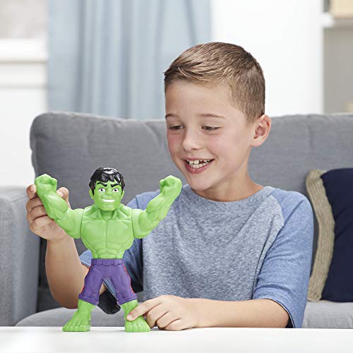 Playskool Heroes Marvel Super Hero Adventures Mega Mighties Hulk Figurine à collectionner de 10 pouces