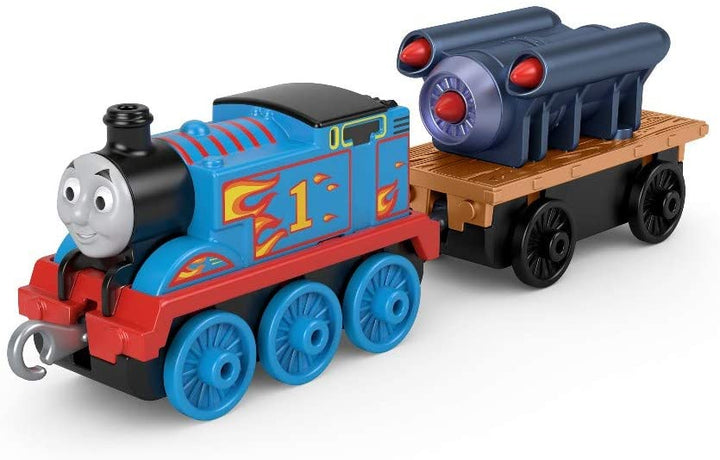 Thomas y sus amigos empujando locomotora personaje Thomas