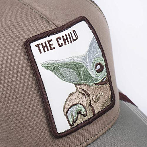Cerda Baby Yoda Herren-Baumwollkappe – offiziell lizenziertes Star Wars, Damen, mehrfarbig