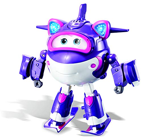 Super Wings EU740963 Crystal (Supercharged) Deluxe Transforming Character with L