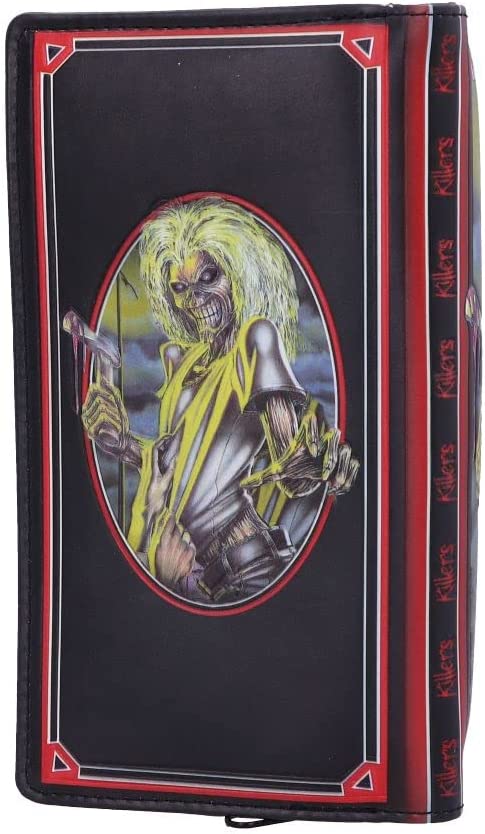 Nemesis Now offiziell lizenzierte Iron Maiden Killers geprägte Geldbörse, Schwarz, 18,5c