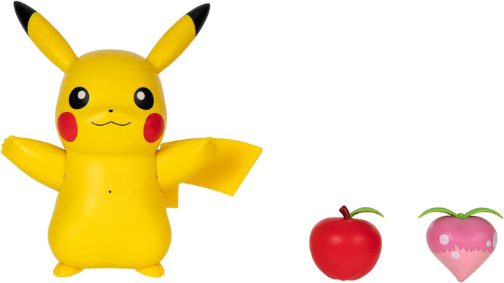 Pokémon Train and Play Deluxe Pikachu - 4.5-Inch Pikachu Figure with Lights, Sounds, and Moving Limbs plus Interactive Accessories