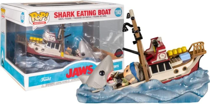 Jaws Shark Eating Boat Exclusive Funko 56562 Pop! Vinyl #1145