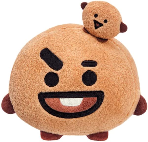 AURORA, 61462, BT21 Official Merchandise, SHOOKY Soft Toy, Small, Brown