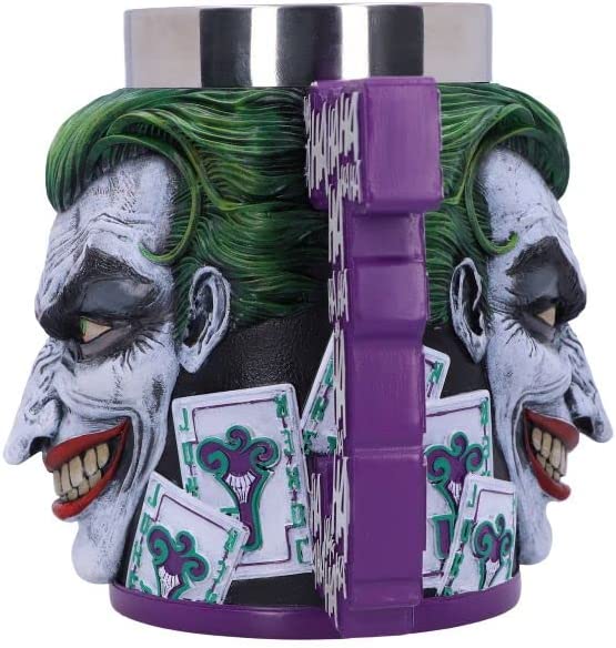 Nemesis Now Officially Licensed The Joker Tankard, Purple, 15.5cm, Resin