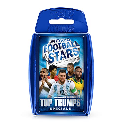 Top Trumps 784 WM01943 EA TT-World Football Stars (Blau), Multi